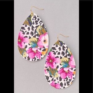 Fushsia Drop Earrings